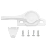 HOOWIFFY Aluminum Sliding Window Lock, and Stylish Design, Easy to Install, Includes 4 Sets for Secure