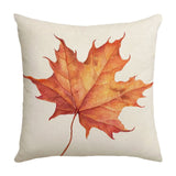 Darzheoy Fall Pillow Covers 18 x 18 inch Pumpkin Maple leaves Throw Pillow Covers Outdoor Autumn Thanksgiving Harvest Farmhouse Pillowcase Cushion Case for Home Sofa Fall Decor B