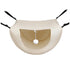 Darzheoy Cat Cage Hammock, Hanging Soft Pet Bed, Summer Breathable Pet Cage Hammock with Adjustable Straps, for Indoor Kitten Puppy Rabbit or Small Pet Beige