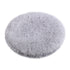 Darzheoy 16 inch Plush Dog Bed Mat Warm Fluffy Round Puppy Crate Pad with Anti-Slip Waterproof Bottom Soft Comfy Pet Kennel Mat for Small and Medium Dogs Gray