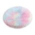 Darzheoy 16 inch Plush Dog Bed Mat Warm Fluffy Round Puppy Crate Pad with Anti-Slip Waterproof Bottom Soft Comfy Pet Kennel Mat for Small and Medium Dogs Multicolor