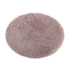 Darzheoy 16 inch Plush Dog Bed Mat Warm Fluffy Round Puppy Crate Pad with Anti-Slip Waterproof Bottom Soft Comfy Pet Kennel Mat for Small and Medium Dogs Purple