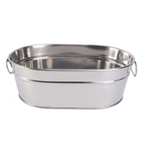 HOOWIFFY Large Capacity Stainless Steel Seafood Bucket for Serving Seafood in Restaurants and Home Tableware 1 Piece