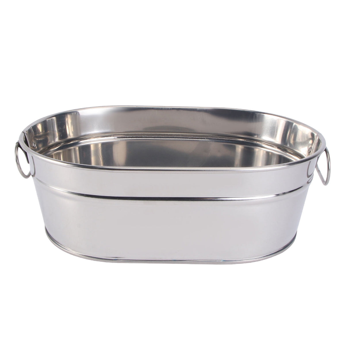 HOOWIFFY Large Capacity Stainless Steel Seafood Bucket for Serving Seafood in Restaurants and Home Tableware 1 Piece