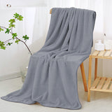 Chmadoxn Bath Towel, Oversize Bath Towel, 55×28 Inch Large Microfiber Bath Towels, Soft, Absorbent, and Quick Dry Towels for Bathroom, Pool, Beach, Swim, and Yoga, Large Bathroom Towels for Daily Use 13.4×30 in Gray