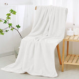 Chmadoxn Bath Towel, Oversize Bath Towel, 55×28 Inch Large Microfiber Bath Towels, Soft, Absorbent, and Quick Dry Towels for Bathroom, Pool, Beach, Swim, and Yoga, Large Bathroom Towels for Daily Use 55×28 in White