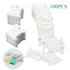 Chmadoxn Embroidery Floss Bobbins, Sewing Thread Winding Plate Board,50 pc Embroidery Floss Organizer, Plastic Embroidery Thread Cards for Cross Stitch Thread Holder Sewing Storage 100 pc white