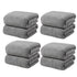 Chmadoxn Microfiber Hair Towel Wrap - Quick Dry Curly Hair Wraps for Women Wet Hair, Microfiber Towel for Hair, Hair Drying Towel Wrap, Hair Towels for Women, Hair Turban for Wet Hair (29 ×14 Inch) 4 pc Gray