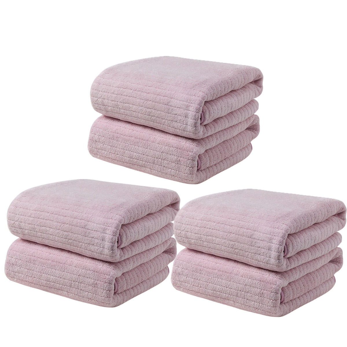 Chmadoxn Microfiber Hair Towel Wrap - Quick Dry Curly Hair Wraps for Women Wet Hair, Microfiber Towel for Hair, Hair Drying Towel Wrap, Hair Towels for Women, Hair Turban for Wet Hair (29 ×14 Inch) 3 pc Purple