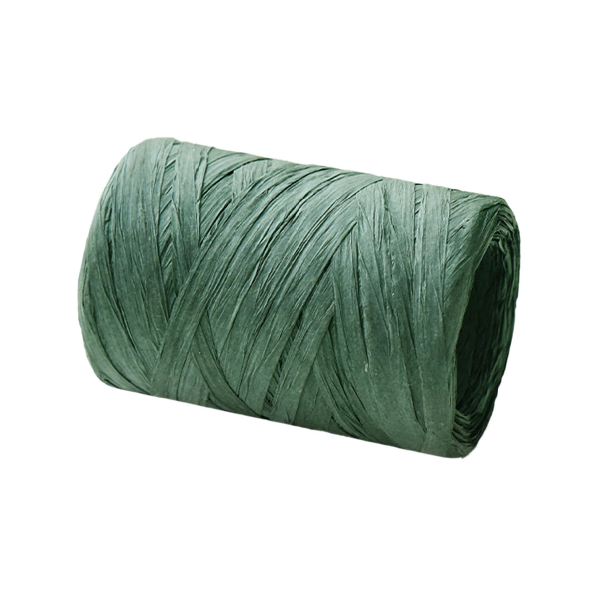 Darzheoy Raffia Ribbon, Christmas Gift Wrapping Raffia Paper String Ribbon Packing Paper Twine for Craft DIY Supply Christmas, 328ft Green