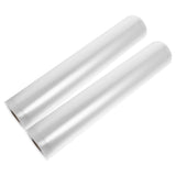 SKISUNO Vacuum Sealer Bags 2 Rolls Transparent Food Storage Bags 196.5x11x0.04 Inches and Reusable 500.00X28.00X0.10CM Transparent