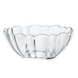 Luxshiny Transparent Acrylic Lotus Bowl - Lightweight Serving Bowl for Salad, Fruits, Desserts, Ideal for Parties, Gatherings, and Everyday Use 13.2*13.2*5.2cm As Shown