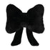 Darzheoy Bow Shaped Throw Pillow Soft Stuffed Bow Christmas Decorations Soft Furry Bow Throw Pillows Cute Bowknot Plush Pillow Home Decor for Couch Living Room Bed Black