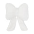 Darzheoy Bow Shaped Throw Pillow Soft Stuffed Bow Christmas Decorations Soft Furry Bow Throw Pillows Cute Bowknot Plush Pillow Home Decor for Couch Living Room Bed White