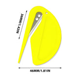 Darzheoy Letter Opener Envelope Slitter, Envelope Opener, Mail Opener, Wrapping Paper Cutter, Package Opener Yellow
