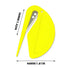 Darzheoy Letter Opener Envelope Slitter, Envelope Opener, Mail Opener, Wrapping Paper Cutter, Package Opener Yellow