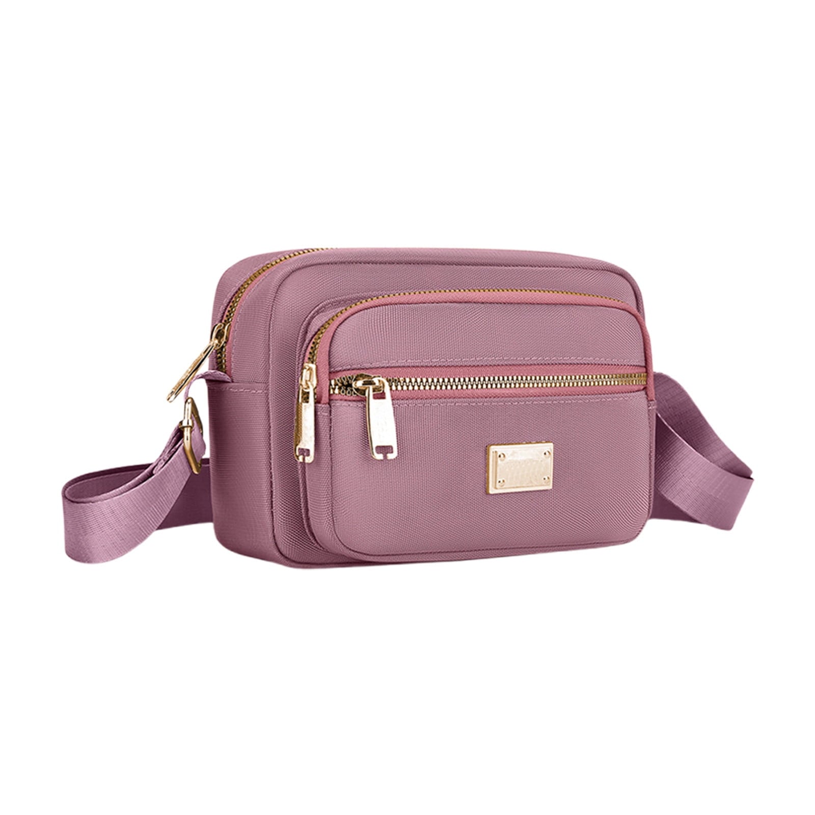 Darzheoy Fanny Packs for Women Crossbody Backpack Shoulder Messenger Bag Waterproof Everywhere Crossbody Belt Bag for Workout Running Travelling Pink