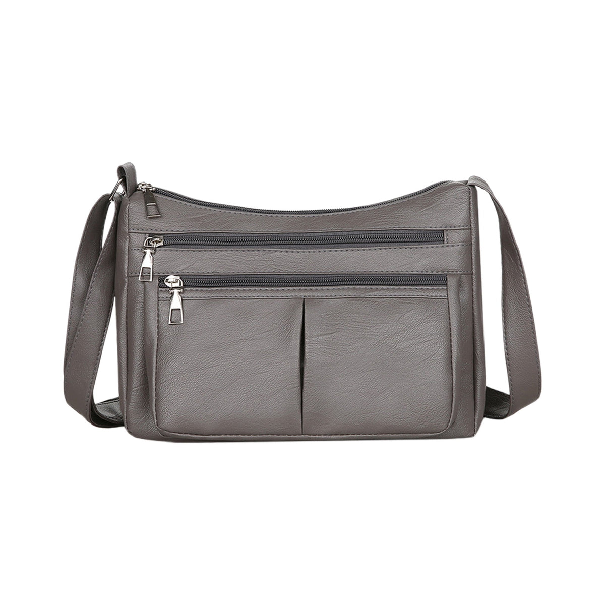Darzheoy Purses for Women Soft PU Leather Shoulder Bag Ladies Crossbody Purse and handbags Lightweight Pocketbook Gray