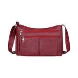 Darzheoy Purses for Women Soft PU Leather Shoulder Bag Ladies Crossbody Purse and handbags Lightweight Pocketbook Red