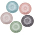Darzheoy Hair Catcher Shower Drain Covers Protector Silicone Bathtub Hair Stopper Easy to Install and Clean Suit for Bathroom Tub Shower and Sink, 5 Pack Multicolor