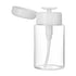 Darzheoy Push Down Pump Dispenser Empty Push Top Bottles Containers for Nail Polish Makeup Remover Micellar Water Facial Toner 200ML Clear