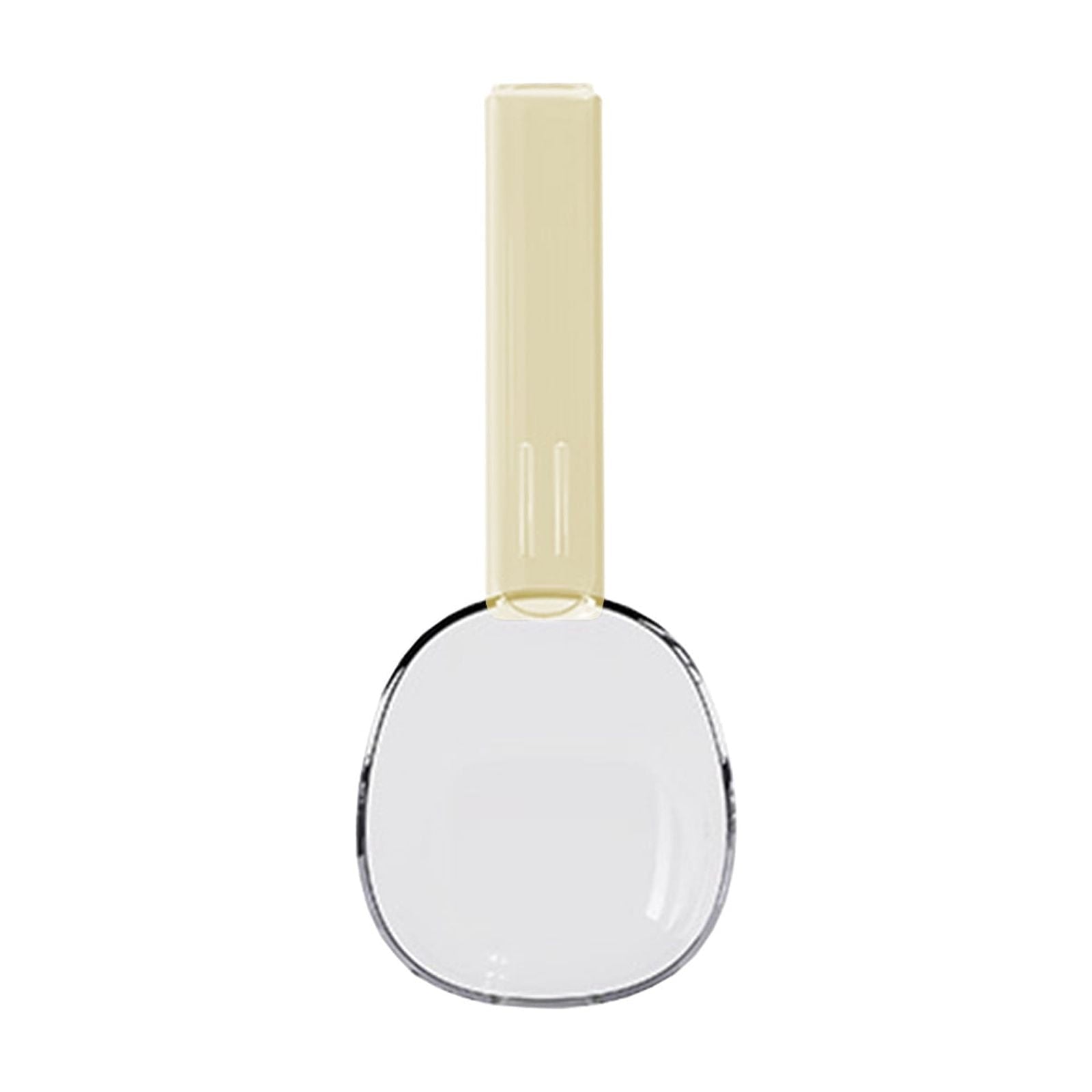 Darzheoy Flour Scoops for Canisters, Grain Scoop Measuring Cups, Food-Safe Kitchen Utensils, Multi-Purpose Flour Scoop for Canisters, Rice Spoon Beige