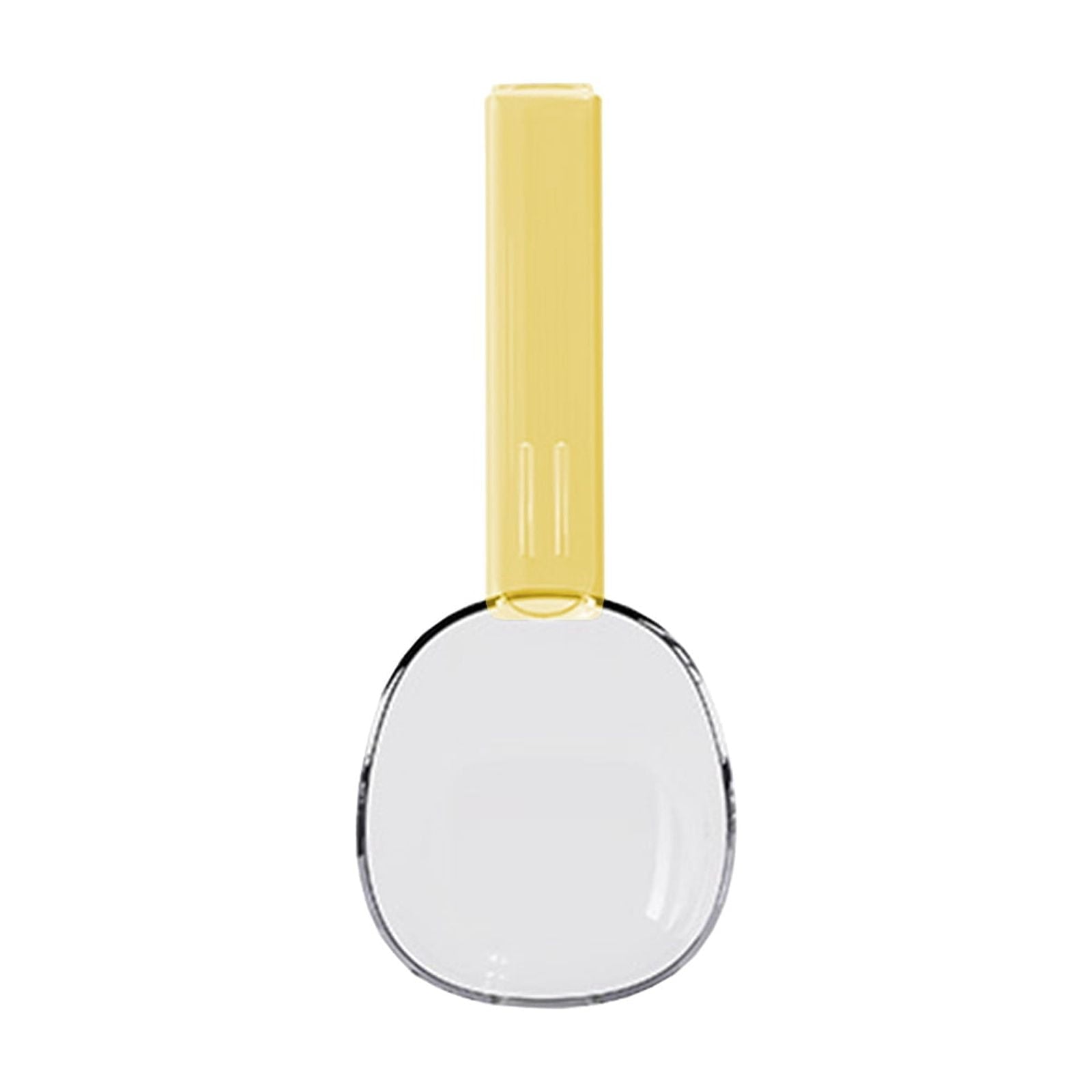 Darzheoy Flour Scoops for Canisters, Grain Scoop Measuring Cups, Food-Safe Kitchen Utensils, Multi-Purpose Flour Scoop for Canisters, Rice Spoon Yellow