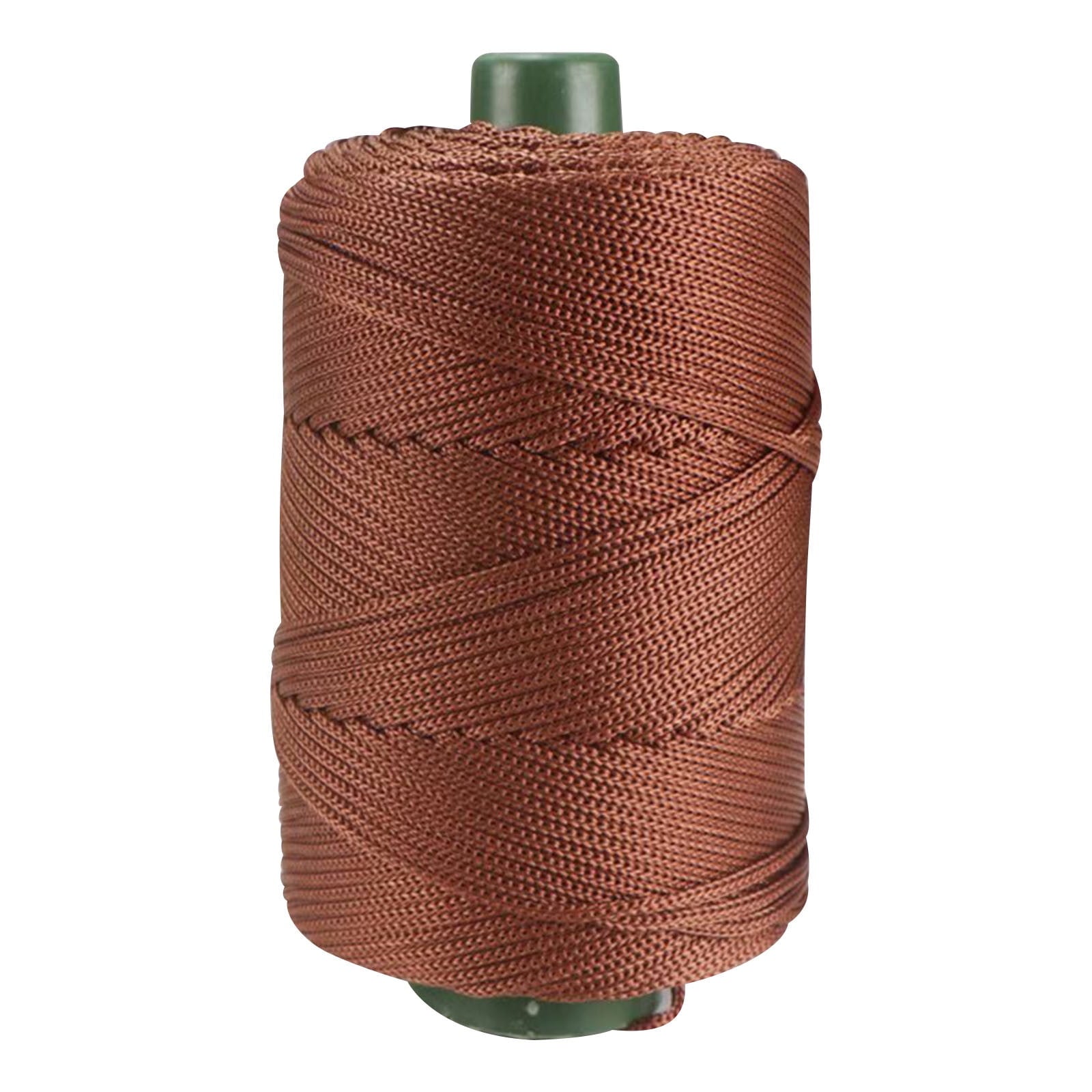 AYktou 32 Colors Macrame Cotton Cord 200g/7.05oz,100% Natural Handmade 4 Strands Twisted Cotton Rope Polyester Thread Spools for Wall Hanging Plants Hangers Gift Wrapping Tapestry DIY Crafts #Z - Coffee