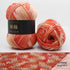 AYktou Cotton Yarn - Multicolor Rainbows Yarn,50 gram Skeins,26 Colors Available,7 Strands Of Combed Milk Cotton Crocheting Yarn for Knitting,Crochet,Weaving,Arts & Crafts - Fiesta 