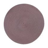 Darzheoy Round Braided Placemats Table Mats for Dining Tables Woven Washable Non-Slip Place mats 15 inch D