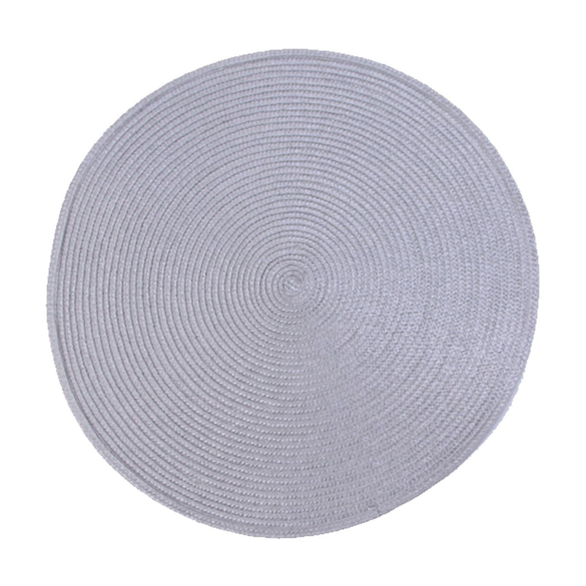 Darzheoy Round Braided Placemats Table Mats for Dining Tables Woven Washable Non-Slip Place mats 15 inch E