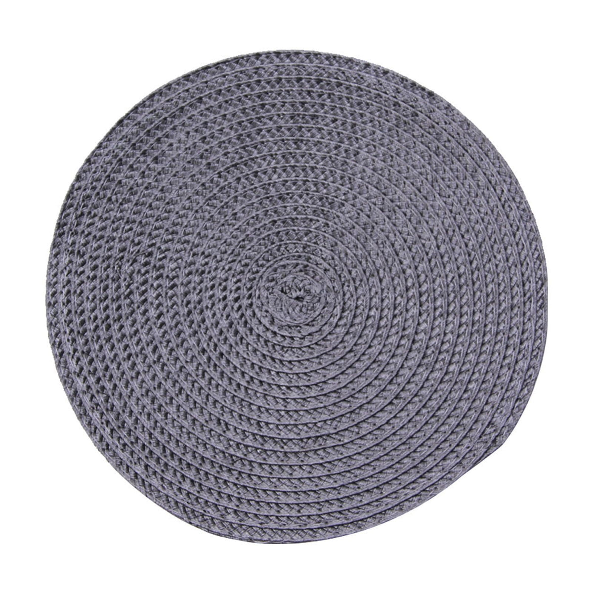 Darzheoy Round Braided Placemats Table Mats for Dining Tables Woven Washable Non-Slip Place mats 15 inch L