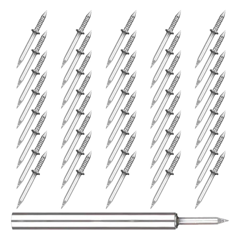 HOOWIFFY Double-Ended Iron Nails for Seamless Construction & Installation, Heavy-Duty Nails, 1 Set