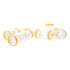 Transparent Yellow Hamster Tubes Set with Curved Tunnel Connectors for Small Animals Cage Exercise Accessories