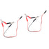 SKISUNO SAE to Alligator Clips Adapter PVC 2Pack for Car Battery and Power Supply
