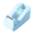 Darzheoy Desktop Tape Dispenser Adhesive Roll Holder Desk Accessories Home Office Tape Dispensers, Weighted Non-Skid Base Blue