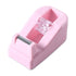 Darzheoy Desktop Tape Dispenser Adhesive Roll Holder Desk Accessories Home Office Tape Dispensers, Weighted Non-Skid Base Pink