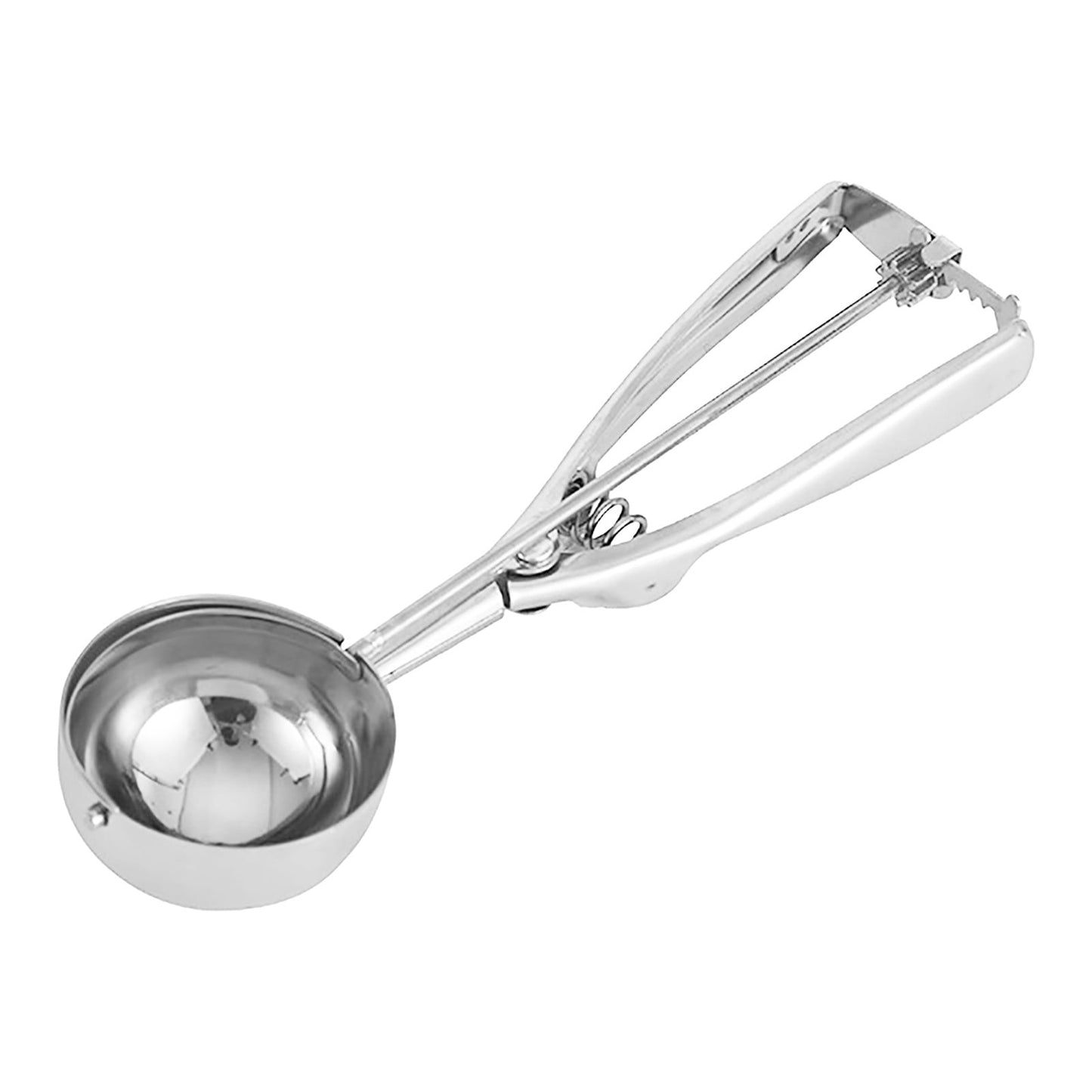 Kdkad Ice Cream Scoop, Cookie Scoops for Baking,Polished Stainless Steel Ice Cream Scoop, Different Sizes Ice Cream Spoon, Melon Balls, Biscuit Dough Baking Supplies S silvery