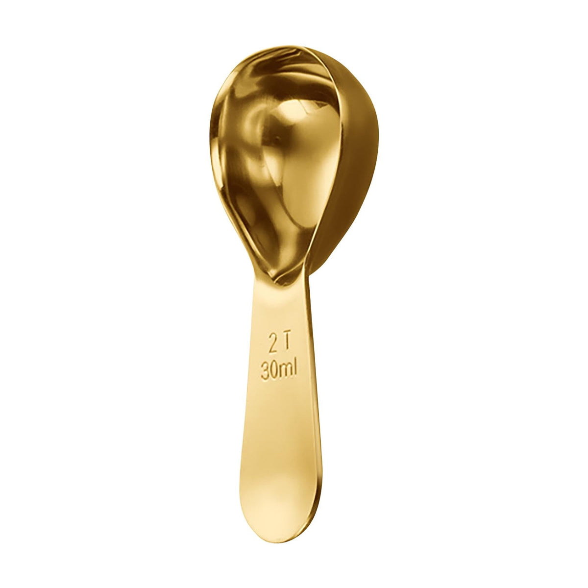Darzheoy Coffee Scoop Stainless Steel Coffee Measuring Spoon Tablespoon Coffee Scoop Short Handle Measuring Spoon for Ground Coffee Tea Sugar Flour Coffee Scoop (30ml) B