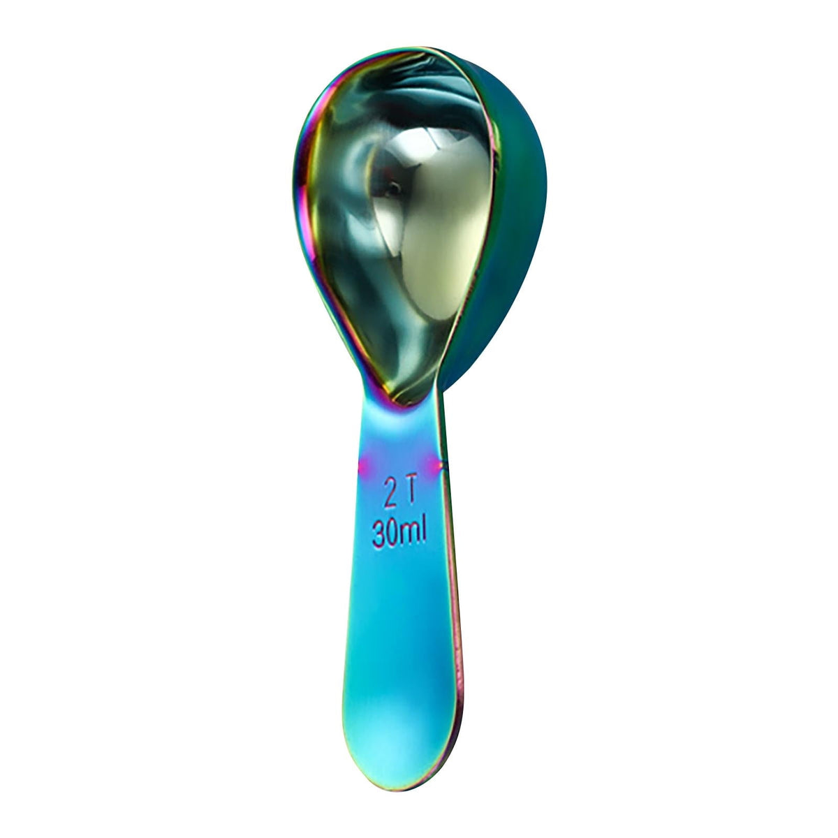 Darzheoy Coffee Scoop Stainless Steel Coffee Measuring Spoon Tablespoon Coffee Scoop Short Handle Measuring Spoon for Ground Coffee Tea Sugar Flour Coffee Scoop (30ml) D