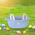 Chmadoxn Adorable Easter Bunny Basket for Kids - Perfect Easter Gift, Cute Easter Bucket Bags with Rabbit Ears for Easter Eggs Hunting, Affordable & Festive Spring Decor As Show A