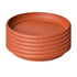 Darzheoy 6 Pack Plant Saucer Tray 3.6 inch, Heavy Duty Plastic Pot Plant Drip Trays Saucers for Indoors Outdoor, Plant Water Tray for Planters 3.6" Brown