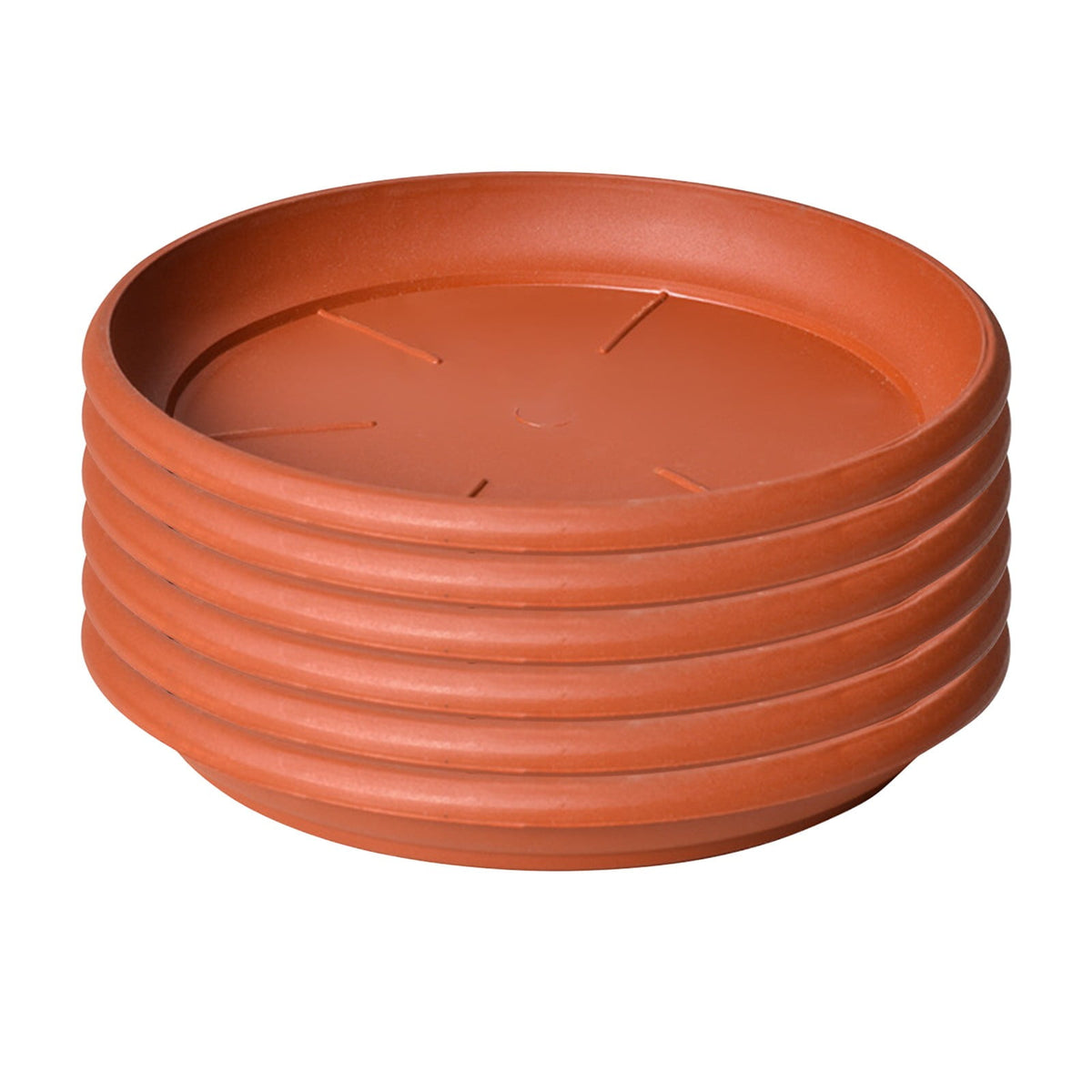 Darzheoy 6 Pack Plant Saucer Tray 3.6 inch, Heavy Duty Plastic Pot Plant Drip Trays Saucers for Indoors Outdoor, Plant Water Tray for Planters 3.6" White