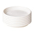 Darzheoy 6 Pack Plant Saucer Tray 3.6 inch, Heavy Duty Plastic Pot Plant Drip Trays Saucers for Indoors Outdoor, Plant Water Tray for Planters 5.3" White