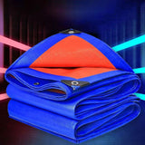 Darzheoy Heavy Duty Tarp Cover, Thick Tarps Waterproof Tear and Rip Proof UV Resistant Tarpaulin with Reinforced Grommets and Edges Blue