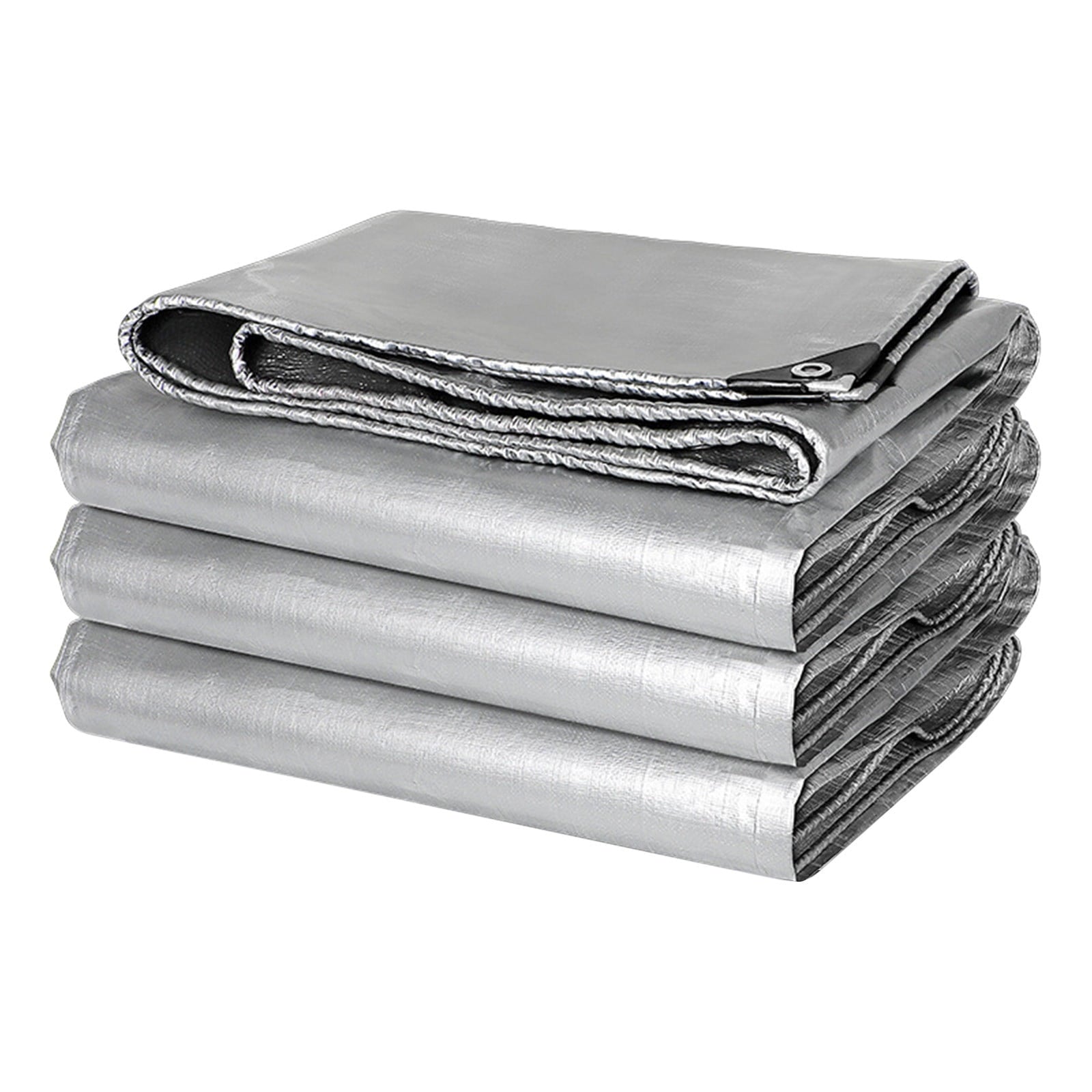 Darzheoy Heavy Duty Tarp Cover, Thick Tarps Waterproof Tear and Rip Proof UV Resistant Tarpaulin with Reinforced Grommets and Edges E