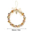 WHAMVOX Golden Christmas Bell Wreath with Bells for Decoration Iron Material Adds Festive Touch