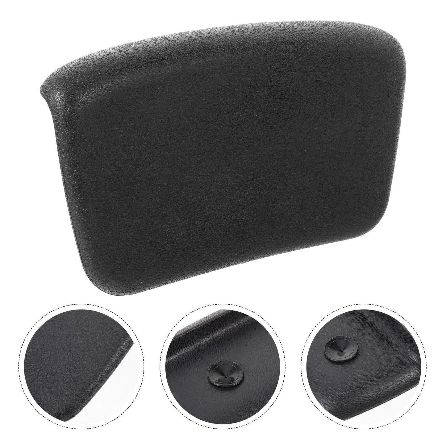 WHAMVOX Soaking Tub Pillow Bathtub Padding for Adults Replacements Black
