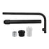 WHAMVOX 1 Set of Threaded Lamp Curved Lighting Fixture Stem Replacement Adjustable Candle Lamp Replacement Part