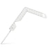 HOOWIFFY Book Cover Ruler Bookbinding Tools Silver Metal Marking Radian Measuring Tasks 1 Set